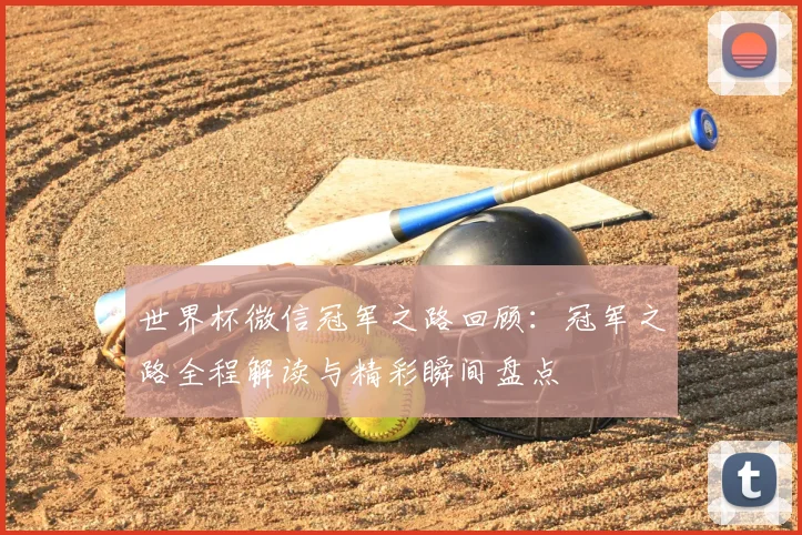 世界杯微信冠军之路回顾：冠军之路全程解读与精彩瞬间盘点