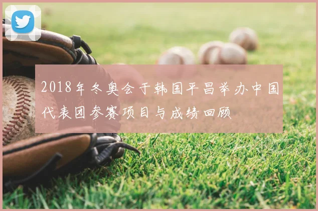 2018年冬奥会于韩国平昌举办中国代表团参赛项目与成绩回顾